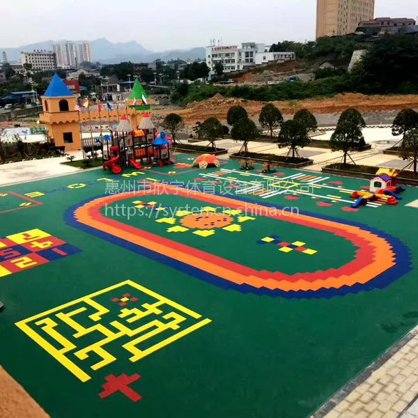 惠州悬浮拼装地板,幼儿园操场拼装地板铺设,学校球场拼装地板厂家