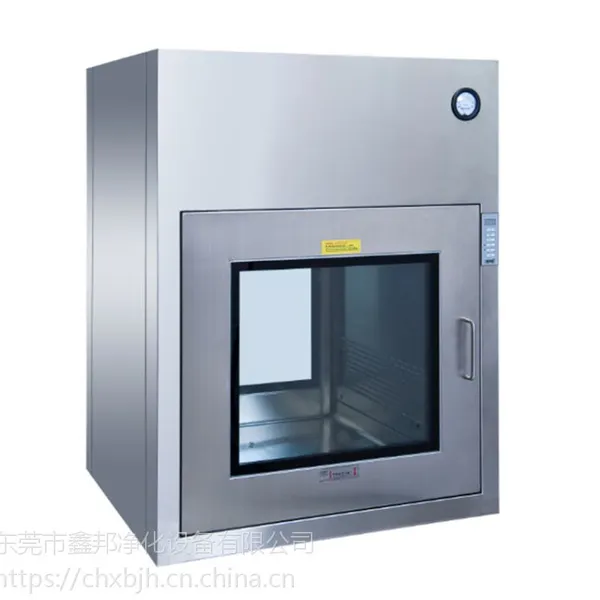 鑫邦600*600不锈钢304无尘室电子连锁洁净传递窗