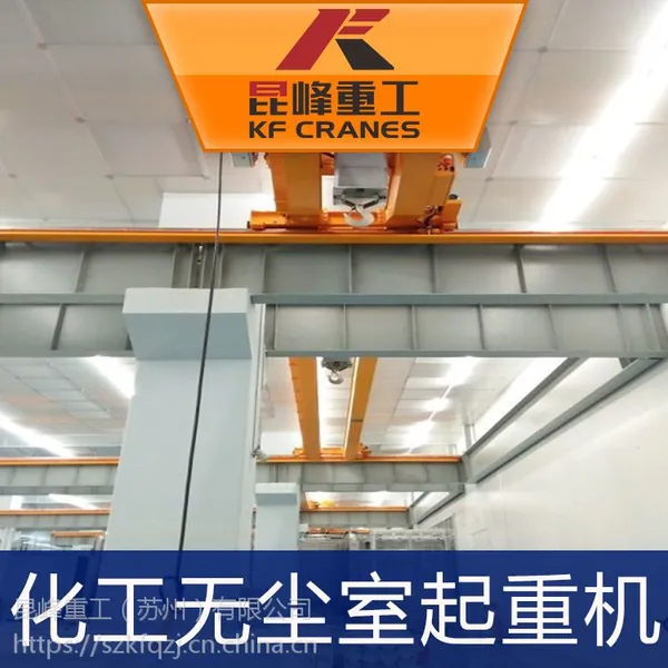 昆峰供应海南洁净室起重机无尘室行车行吊