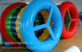 趣味运动会道具动感五环旱地龙舟充气毛毛虫运转乾坤拓展运动器材