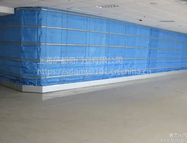 上海萨都奇折叠防火门材质 特级无机布防火卷帘门、折叠门 厂家直销 量多从优