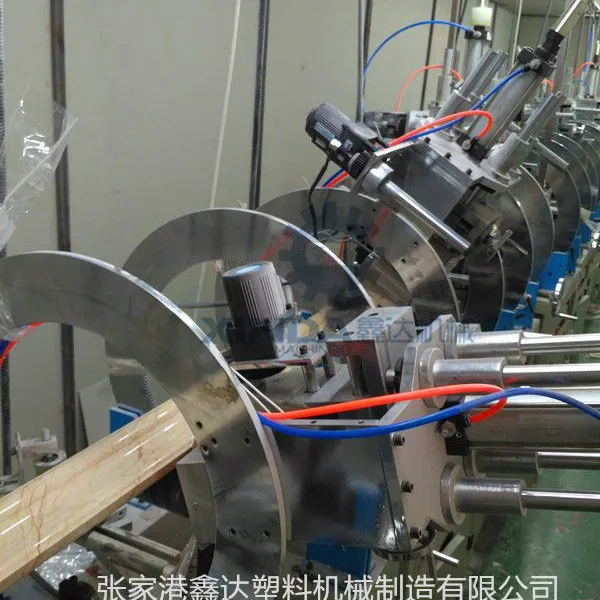 供应pvc石塑线条踢脚线,腰线生产设备