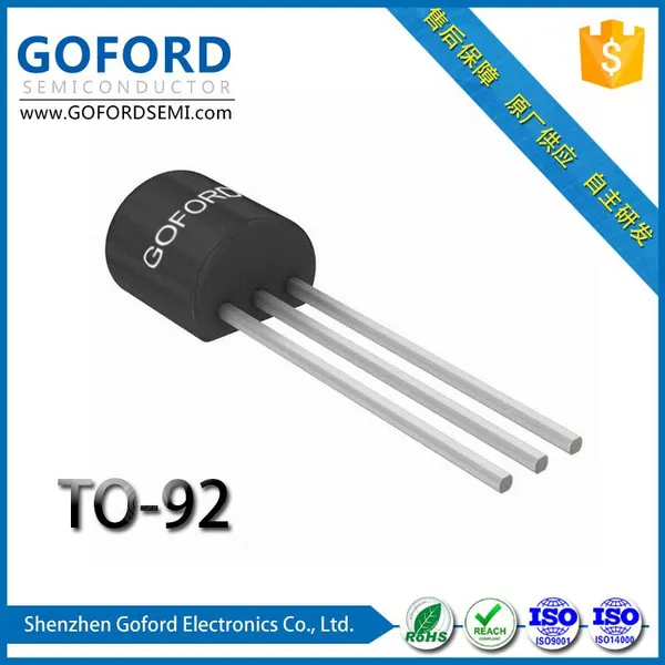 高压MOS管500V 1A G1N50 插件TO-92(SOT-89) GOFORD