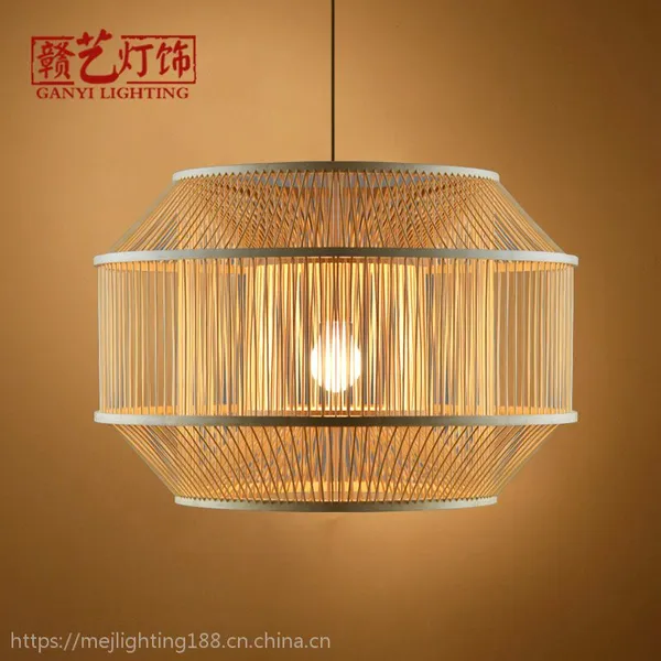 藤编灯具休闲餐厅农庄酒店中式现代仿古个性创意客厅藤艺吊灯