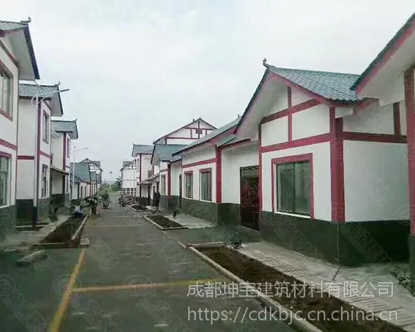 广安3000米树脂瓦的农村集中建房美翻了！