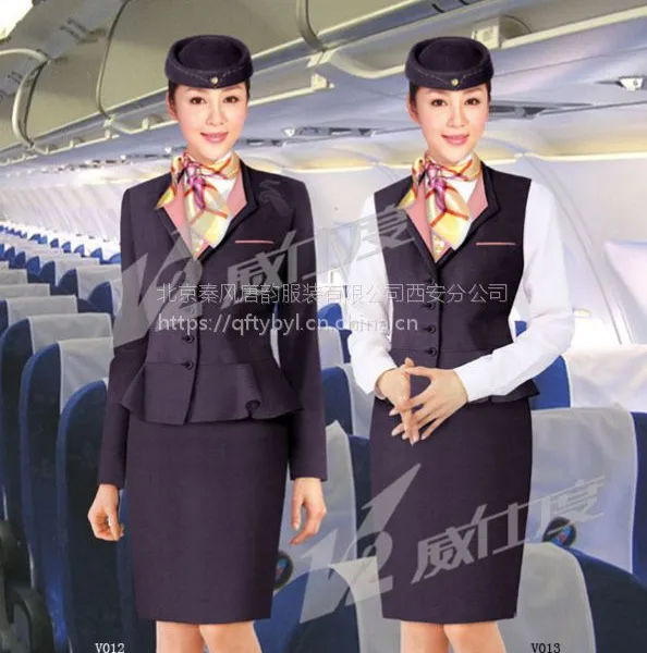 客运制服定做/西安空姐服装订做/秦风唐韵西安制服定做