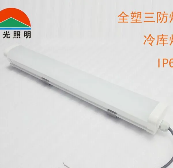 LED冷库三防灯 20W 0.6米 防水防潮防尘三防灯 可订做长度 厂家直销
