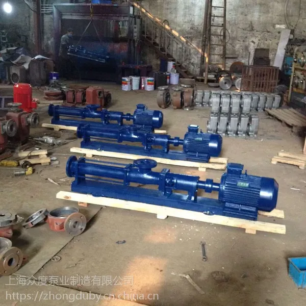 医药级单螺杆转子泵 G60-1 11KW 耐腐单螺杆泵参数 自贡众度泵业