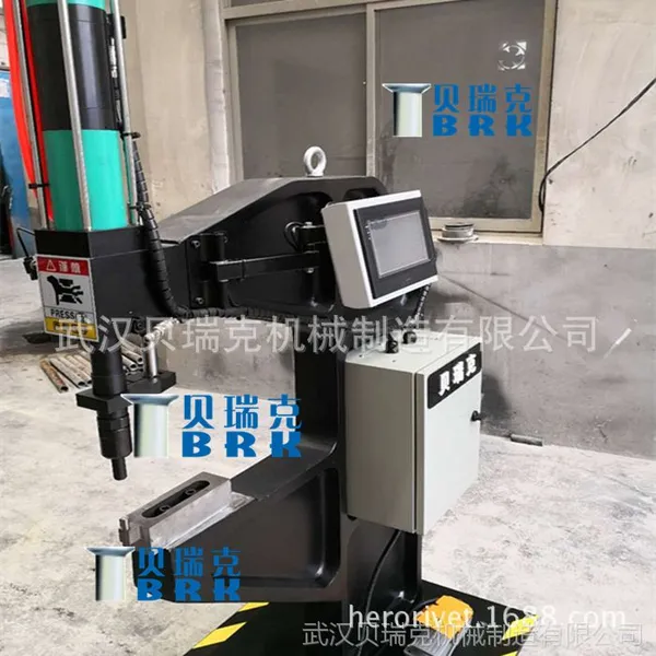 5吨无铆钉立柱压铆机 贝瑞克风管风机 风阀 风口无铆钉铆接