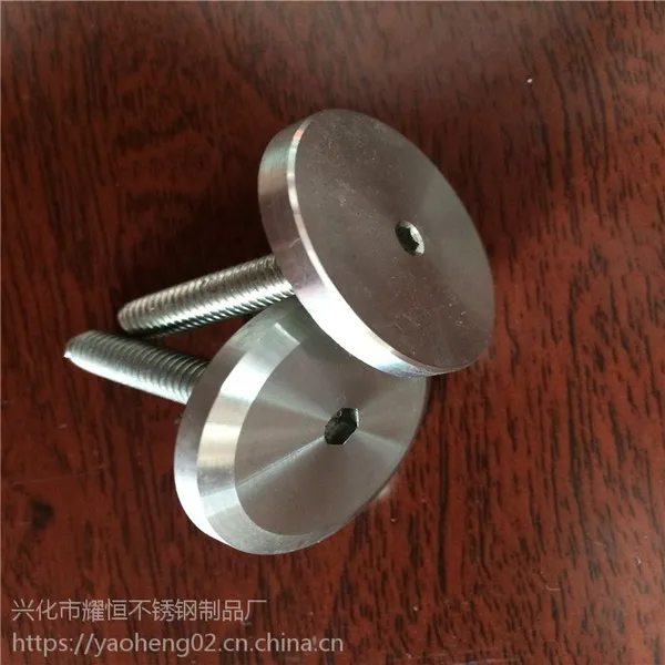 耀恒 不锈钢304实心滚花螺丝帽网纹防滑广告装饰钉玻璃固定螺丝拉手帽