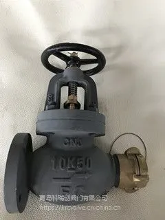 供应现货船用日标铸铁直通消防阀 F7333A 10K KRC/客户要求