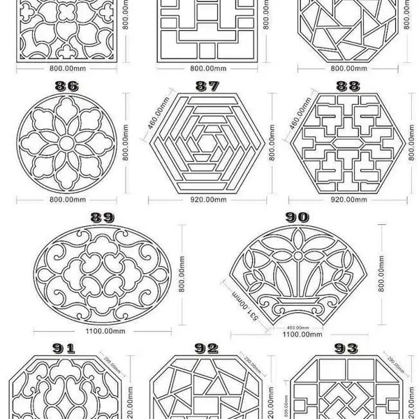 无锡围墙花格六边形水泥窗