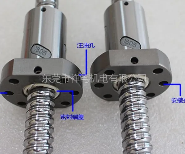 TBI螺母BSHR01204 TBI滚珠丝杠 TBI精密丝杆 东莞代理出售 加工丝杆轴端