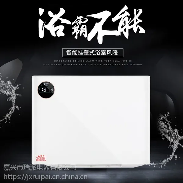 智能风暖壁挂式遥控浴室专用净暖宝洁净空气衣物烘干除螨去潮湿