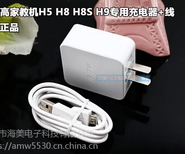 步步高家教机H8原装充电器 数据线 H8S H9充电头H5 H8 H9 充电线