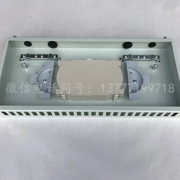 SC24口双工1U机架式白色光缆终端盒 24口机架式白色光缆盒 24口机架式熔纤盒