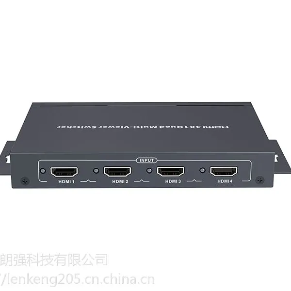朗强LKV401MS HDMI四画面分割器4进1出分屏器