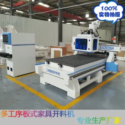 橱柜门板衣柜门版雕花机在工泰开料机中的机械