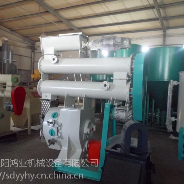 山东辽宁320型环模颗粒机组价格/山东昱阳320环模饲料颗粒加工生产线厂家