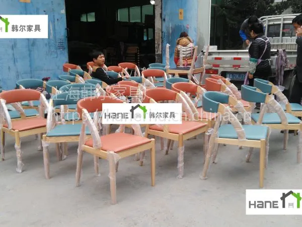 上海韩尔简约品牌 轻食餐厅餐椅定做 轻食餐厅实木椅子定制