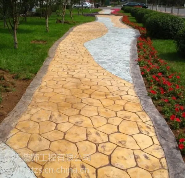 南京艺术压印地坪厂家,南京彩色压模地坪,南京压花地坪施工