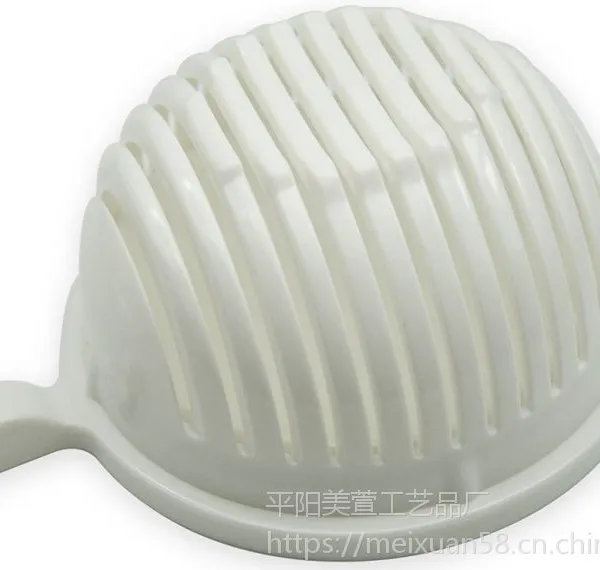 salad cutter bowl 沙拉碗 果盘 水果沙拉切割碗 60 second salad