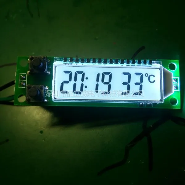 ʱ���¶�LCDҺ������LED����Դ��������ʾ�� ������ 2.5��