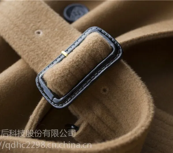 2017年秋冬新品 双排扣英伦风中长款羊毛大衣