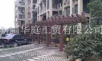 新疆塑木廊架/乌鲁木齐户外廊架美观大方/昌吉景观廊架耐用防腐