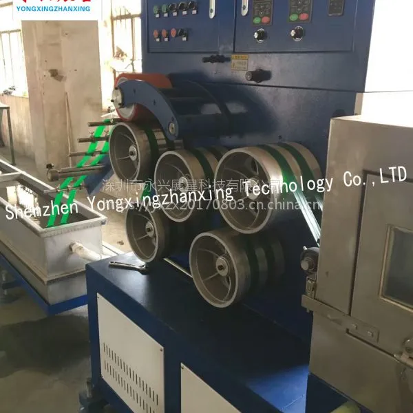 深圳永兴展星 YXZX PET90A一出二塑钢打包带生产线 单螺杆挤出机