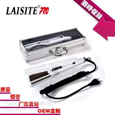 卷直两用直发器负离子创新LED显示屏智能发廊专用卷发器莱斯特厂家直销OEM