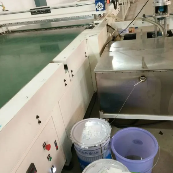 瓷砖背景墙 UV淋涂机 辊涂机,UV固化机,淋涂高光UV光油