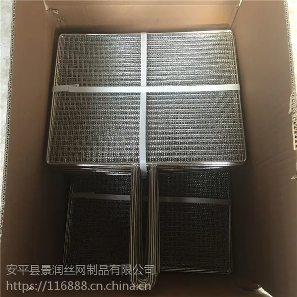 景润方形铸造烧烤网厂家不锈钢丝烤箱网片价格