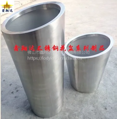 佛山鑫翔达景观花盆订做 各式不锈钢花盆 量身定制花盆