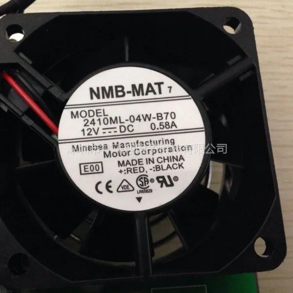ȫ��ԭװNMB 2410ML-04W-B20 6025 6CM 12V 0.16A ˫�������