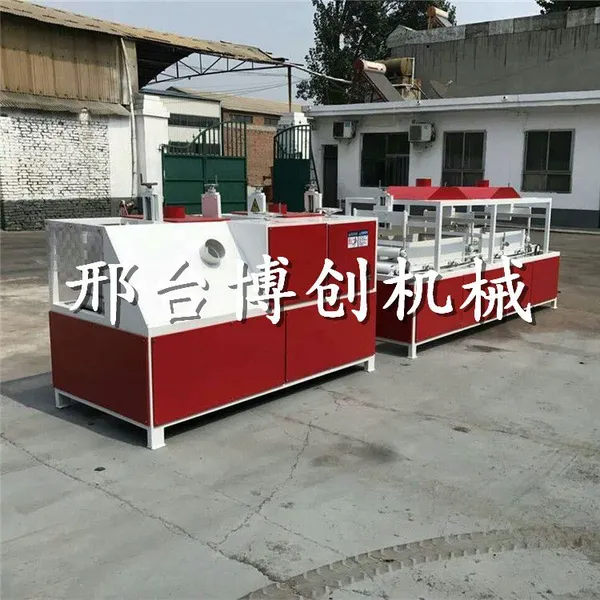 全自动木材碳化机 建筑木板表面炭化机 户外防腐木拉丝机碳化木机械