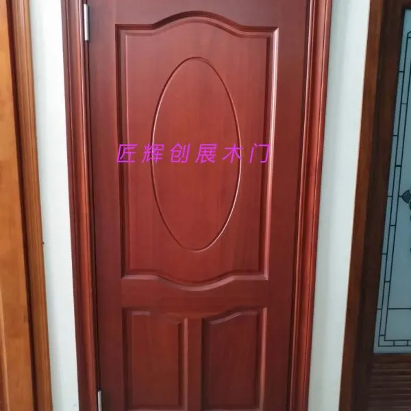 广东佛山木门厂定制正宗刚果沙比利原木实木门,高档、环保,百分百全实木