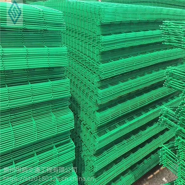 贵州世腾双边丝护栏网公路边 围网反防爬网批发零售
