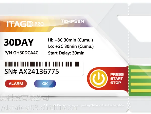 ITAG3PRO 一次性温度标签 30天型