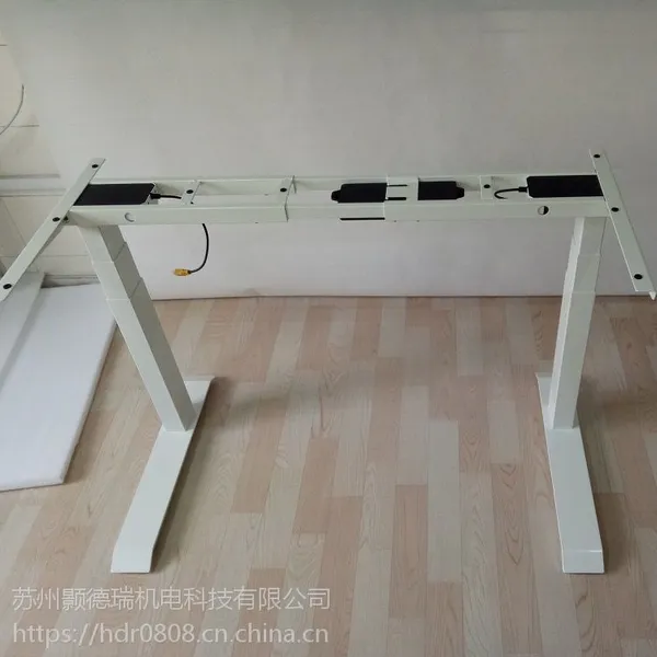 苏州颢德瑞批发生产电动升降办公电脑桌学生站立式书桌老板桌智能升降家用餐桌