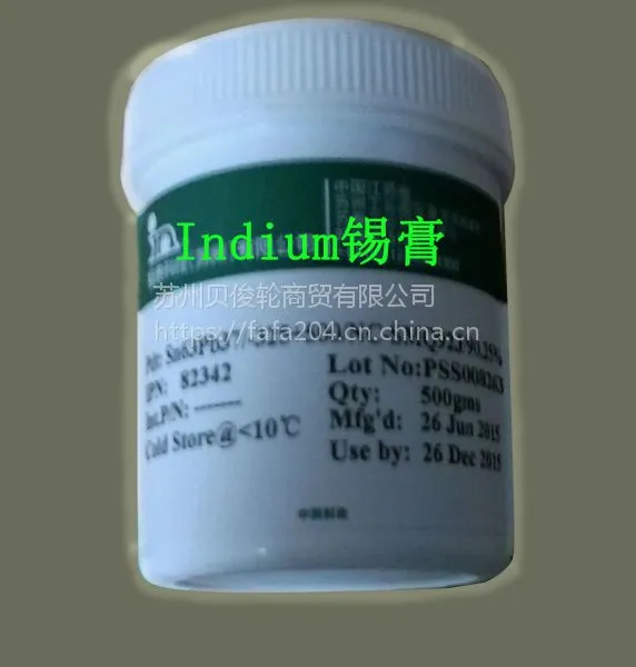 Indium Sn63/Pb37 NC-SMQ92J 90.25%锡膏