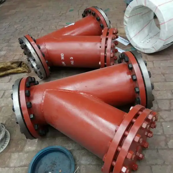山西运城计量泵专用Y型过滤器,DN300 25KG高效国标碳钢过滤器【润宏】