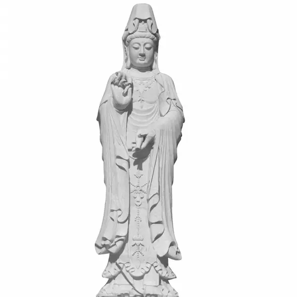 实力厂家批发净瓶观音菩萨像石雕 滴水观音 ***寺庙神殿工艺品雕塑雕刻工艺品