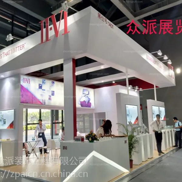 美容美发化妆用品展,展台设计,众派专业设计造型独特展台
