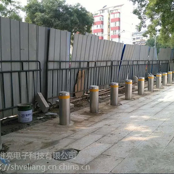 客运站防冲撞升降路桩,电动阻车路障,遥控升降地桩
