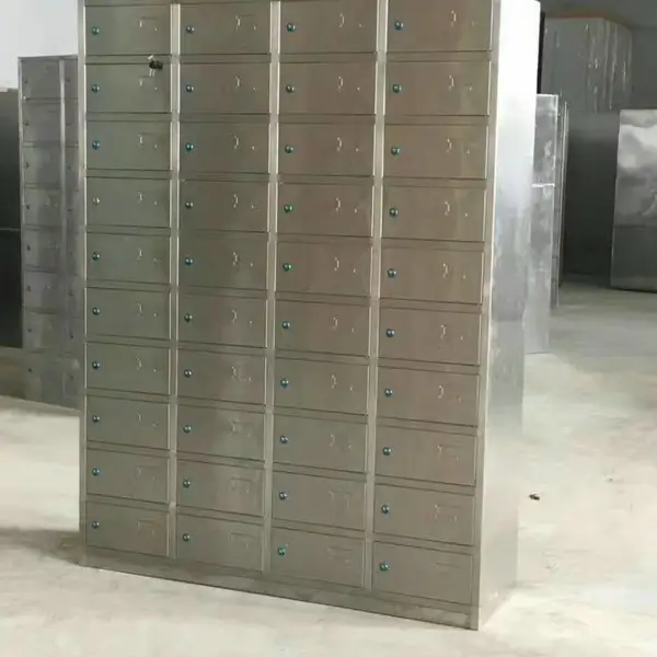 双丰钢制中药柜 中药橱 西药柜不锈钢多斗零件柜