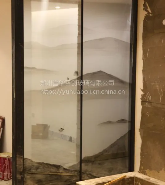 郑州誉华召创3D打印山水画玻璃,夹丝玻璃,可来图定制