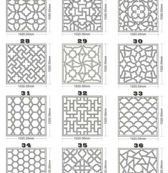 武汉隔扇窗六边形水泥花窗