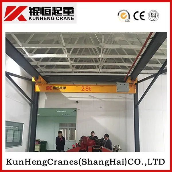 欧式悬挂低净空电动单双梁起重机
