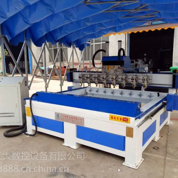 仿古家具欧式家具雕刻机-工大1625多头平面立体一体木工雕刻机